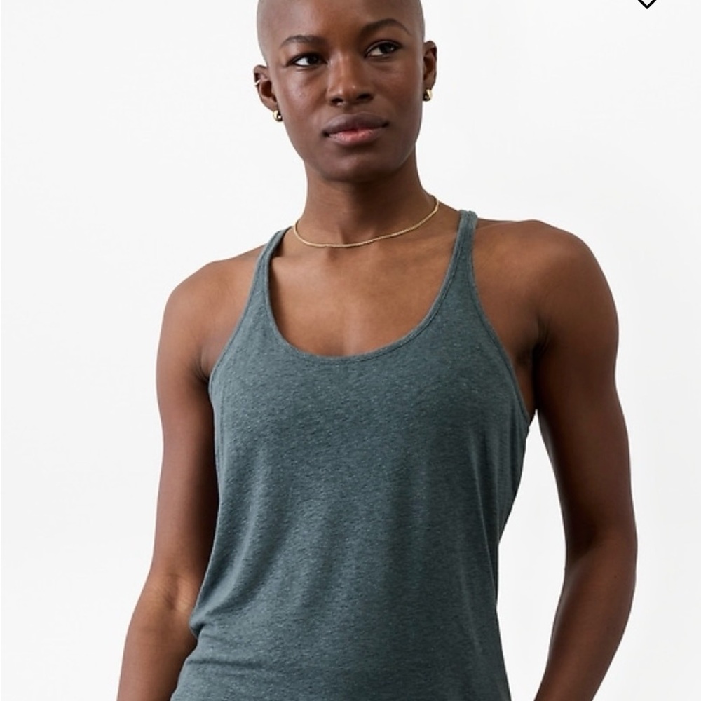 Athleta Getaway Linen Blend Tank